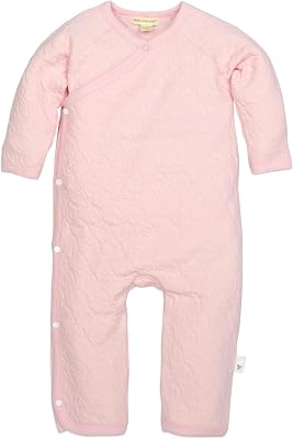 Burts Bees Baby Baby Girls Romper Jumpsuit, 100% Organic Cotton One-Piece Outfit Coverall