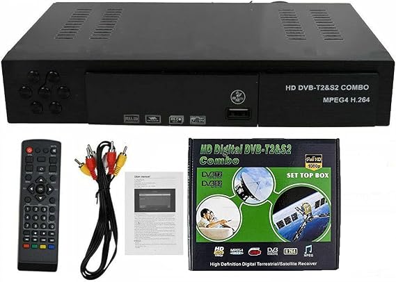 New Full Free to Air FTA HD Smart Digital Satellite TV Receiver DVB-T2+DVB-S2 1080P Decoder Tuner MPEG4