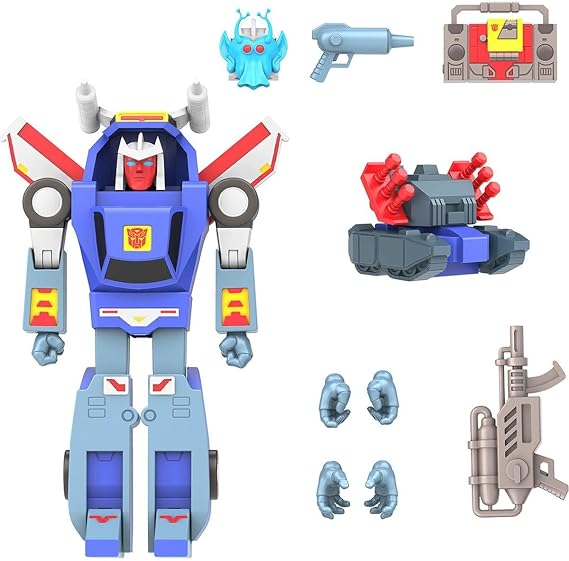 Super7 ULTIMATES! Transformers Tracks (G1 Cartoon) - 7.5" Transformers Action Figure with Accessories Classic Cartoon Collectibles and Retro Toys