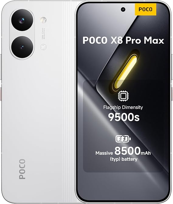 XIAOMI POCO X8 Pro MAX Smartphone 12+256GB White Flagship Dimensity 9500s