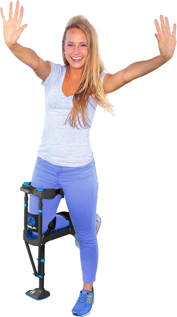 iWALK3.0 Original Hands Free Knee Crutch-Replaces Knee Scooter & Crutches