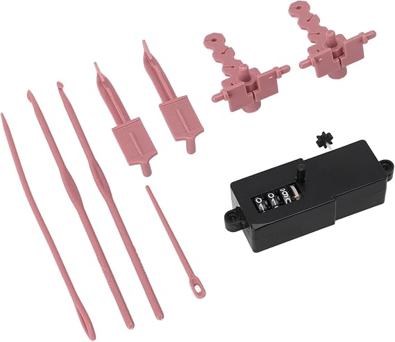 Knitting Machine Adapter Set of 9, Sentro Knitting Machine Parts, Continuous Counting Knitting Machine Adapter, Lightweight Knitting Accessory for Speed Increase