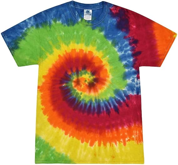 Colortone Tie Dye 100% Cotton T-Shirts for Men and Woman