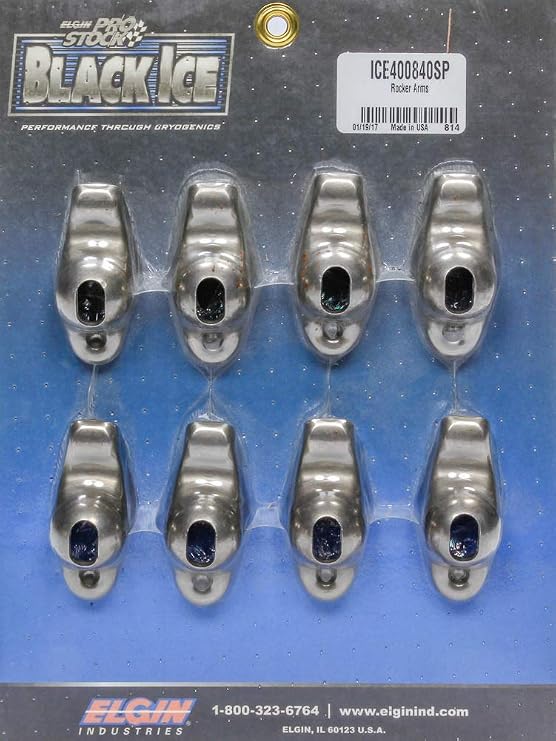 Elgin Industries ICE400840SP 1.6 Ratio 3/8" Stud Rocker Arm Kit for Small Block Chevy