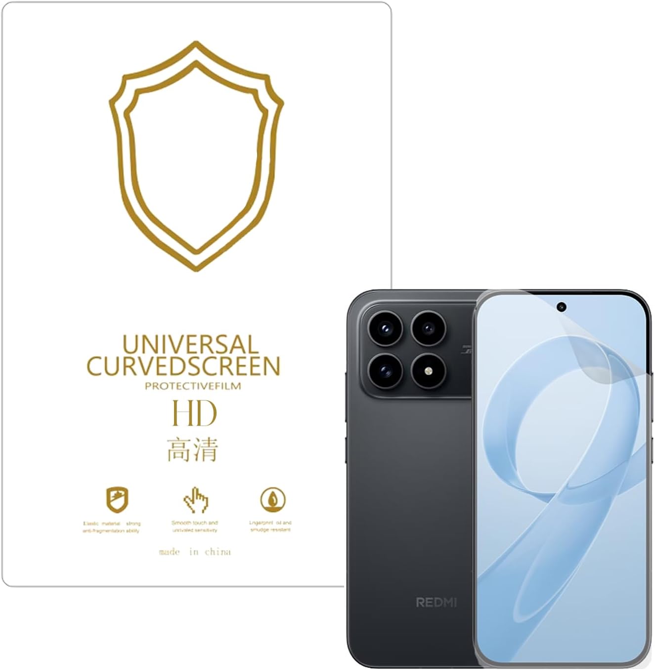 Microcase Xiaomi Poco F8 Ultra ile Uyumlu Full Tpu Nano Ön Ekran Koruma Filmi - EKM101