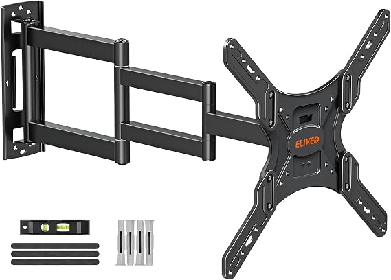 ELIVED Long Reach TV Wall Bracket for Most 26-60inch Flat & Curved TVs