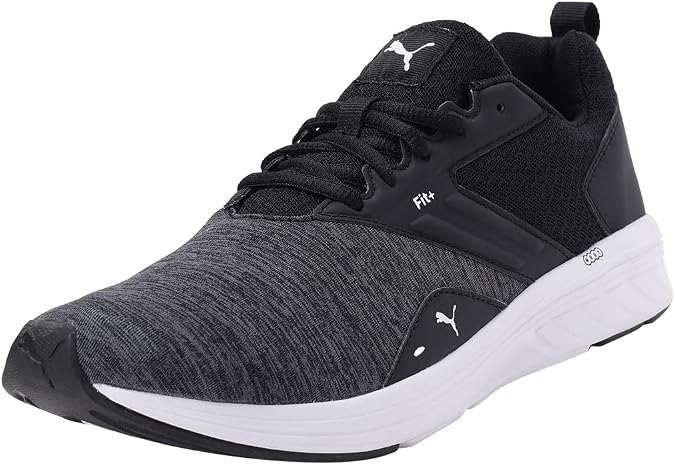 PUMA Flyer Runner Jr Trainers Black White