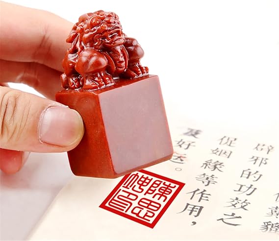 Japanese Name Stamps,Japanese Hanko Chop,Custom Stamp,Chinese Shoushan Stone Name Stamps Japanese Stationery Chinese Gift Name Seal(20X20X50mm)
