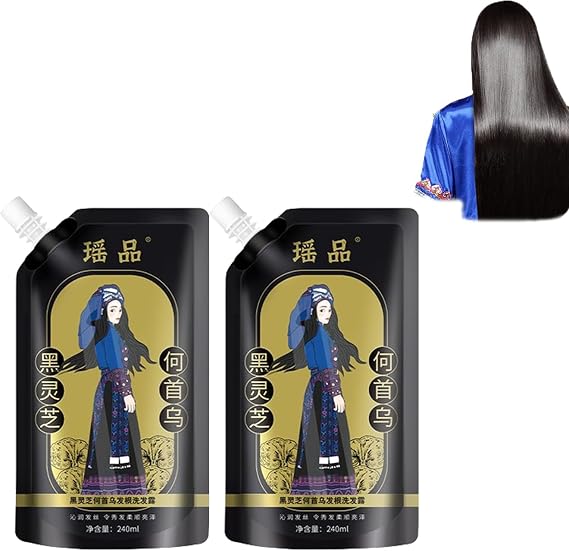 Ginger Plant Extract Anti-Hair Shampoo, Polygon Multi-Florum Oil Control Anti-Dandruff Shampoo, Anti-Hair Loss Shampoo for Women and Men 2PCS