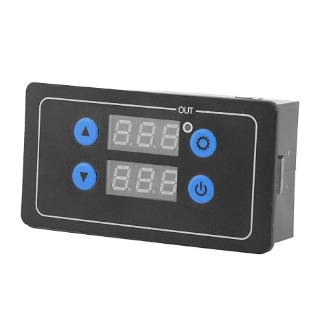 Cycle Timer Relay YF-4 Adjustable Cycle Delay Timer Relay Module Digital Display Timing Delay Card DC 12V for Motor Fairy Lights