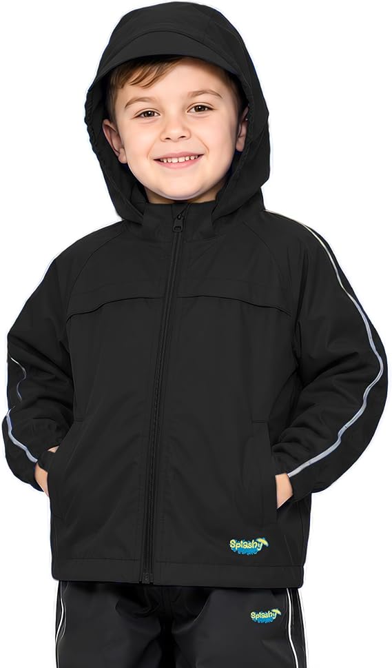 Splashy Vented Waterproof Rain Jacket for Kids