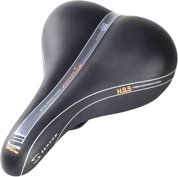 SERFAS Bicycle Saddle Comfort Shock Absorption Dual Density