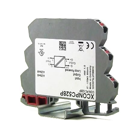 Loop Powered Analog Signal Isolator, 4-20mA, Galvanic Separation, DIN Rail Mounted