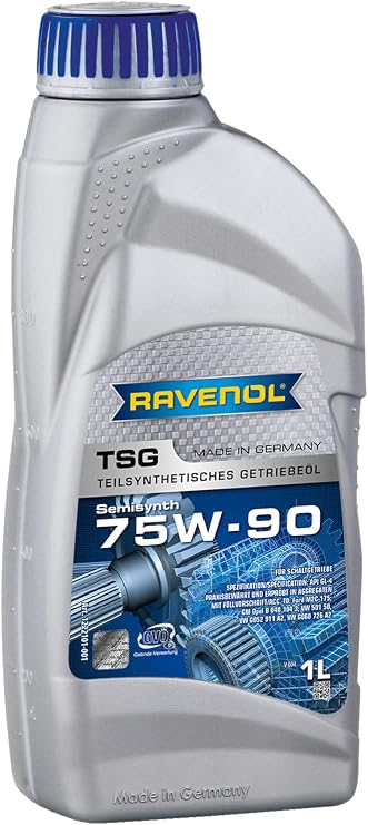 RAVENOL J1C1001 SAE 75W-90 Gear Oil - TSG Semi-Synthetic API GL-4 Spec