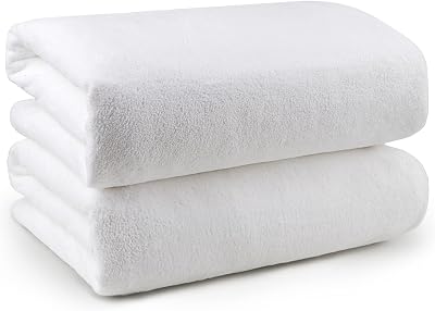 Orighty Bath Towels Pack of 227 x 54 - Soft Feel White Bath Towel, Highly Absorbent Bathroom Towels for Body, Quick Drying, Towel for Sport, Yoga, SPA, Fitness