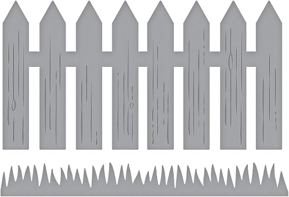 Spellbinders S3-320 Die D-Lites Picket Fence Etched/Wafer Thin