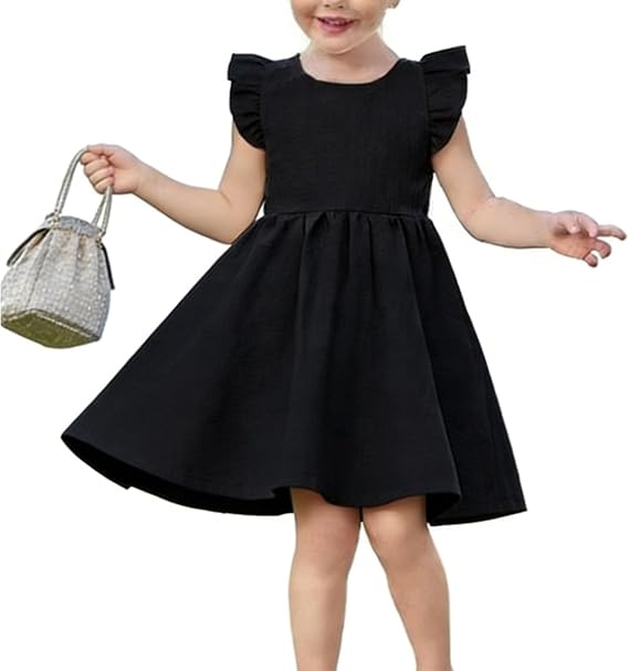 Toddler Baby Girl Dress Cotton Sleeveless Party Casual Dresses