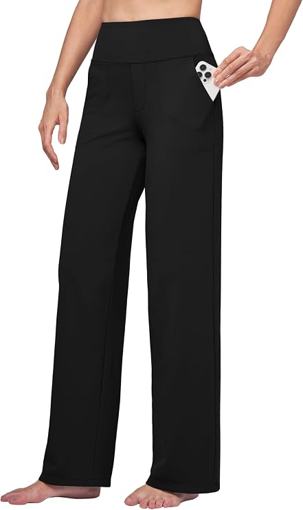 Willit Women's Wide Leg Yoga Pants Work Dress Pants 27" 28" 30" 32"