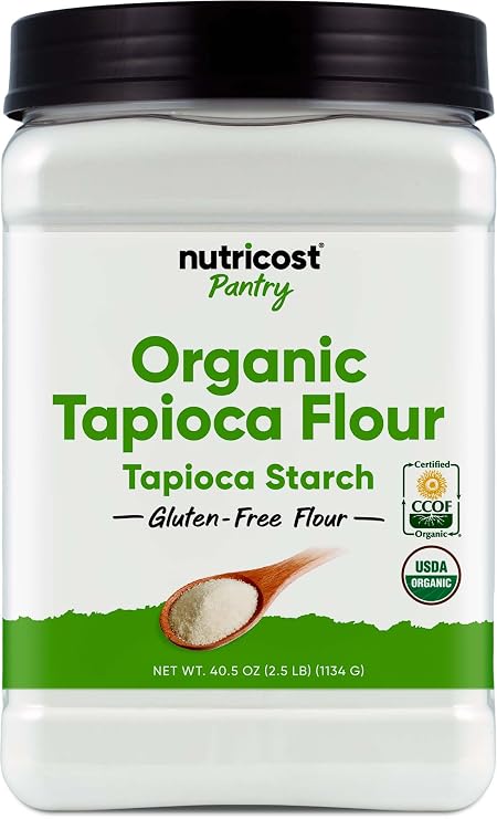 Nutricost Organic Tapioca Flour (2.5 LB) - Gluten-Free, Non-GMO