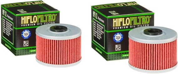 Twin Pack Oil Filter Compatible with Kawasaki 125 Z K (4BR125KKJP) 2018 2019 2020