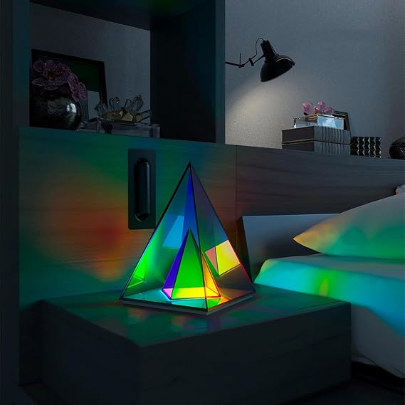 3D Art Cube Acrylic lamp,Infinity Cube Light,Rechargeable Colorful Modern Night Light for Bedroom Living Room,Party Dinner Decor Creative Lights(Size:Large Size)