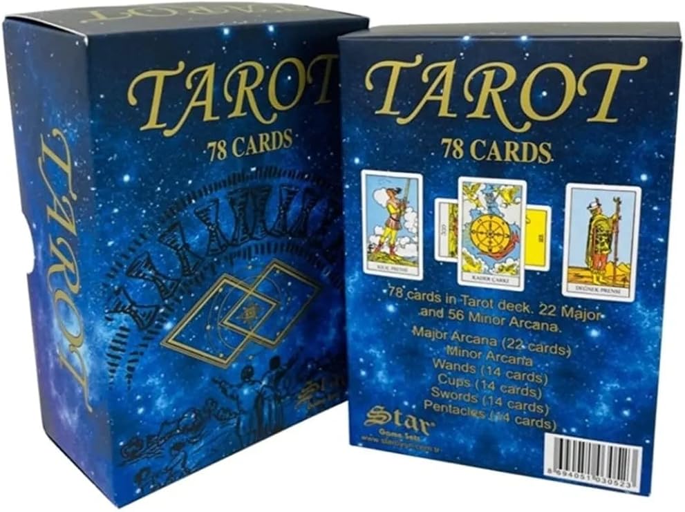 Tarot Kart Seti 78 Kartlı sadece Kart,