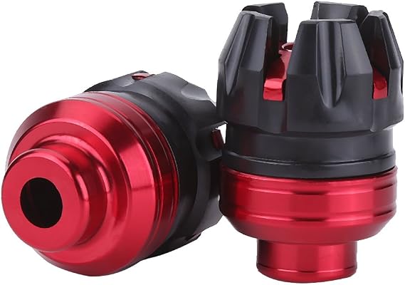 1 Pair Universal Motorcycle Falling Protector Explosionproof, Keenso Aluminum CNC Motorcycle Scooter Front Fork Frame Sliders Crash Protector