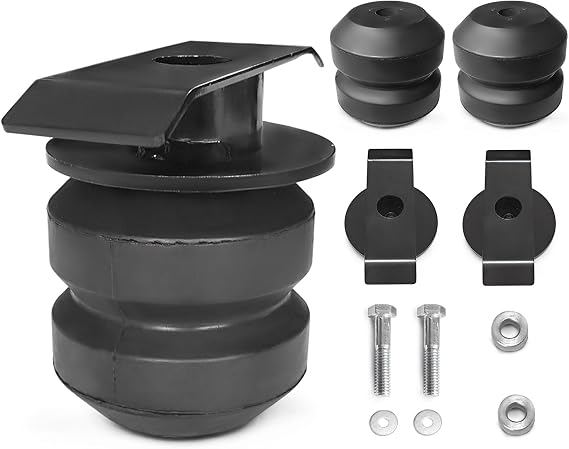 MILLISEC Rear Rubber Helper Suspension Bump Stops Compatible with 2000-2024 Tacoma,Tundra,Isuzu D-MAX, Titan Car Spring Kit, OEM Number Replaces# TORTUN4