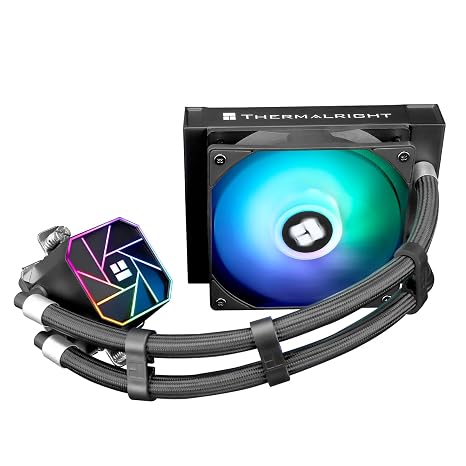Thermalright Aqua Elite 120 V3 AIO CPU Cooler, 120mm Liquid Cooling, ARGB PWM Fans, Intel LGA1150/12001851/1700/AMD AM4-AM5