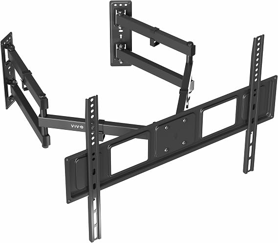 VIVO Black Corner TV Wall Mount for 37-70 in Flat Screens, MOUNT-CR70C