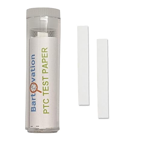 Bartovation Phenylthiourea (PTC) Test Paper Strips, 100-Pack