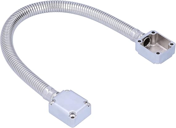 Stainless Steel Door Cable Protector, 19.7in Flexible Loop Tube