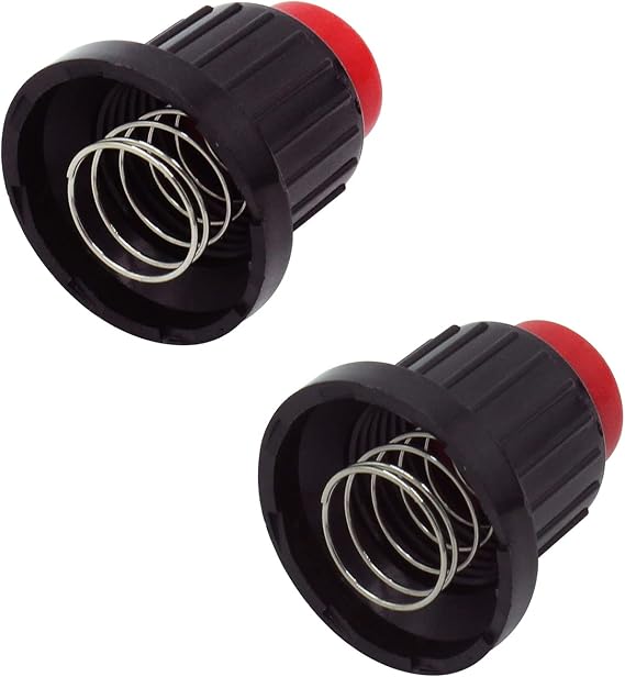 MENSI Propane Gas Patio Heater Replacement Electronic AAA Battery Pulse Igniter Cap 11/16" Mounting Hole Repair Pack of 2