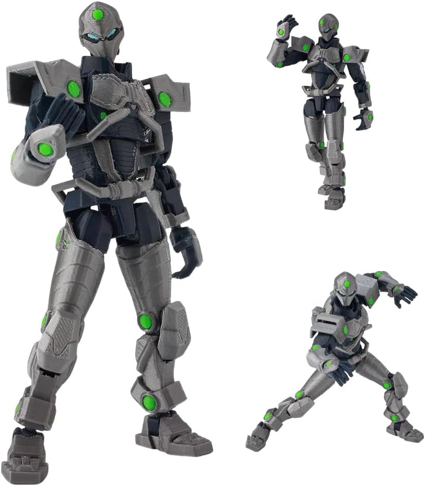 Tech Jacket Movable Action Figure Anime 3D Printed Multi-Jointed Figures Mark Grayson Super Action Statue Interchangeable Accessories Collectible Figurine 14CM