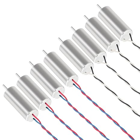 8PCS 615 Coreless Motor 6x15mm Motor 4CW 4CCW Coreless Brushed Motors with JST-1.25 Connector for DIY Micro Quadcopter RC Drone