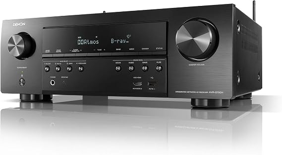 Denon AVR-S750H Receiver 7.2 Channel 7 x 165W - 4K Ultra HD Home Theater 2019 | Music Streaming | eARC 3D Dolby Surround Sound Atmos, DTS/Virtual Height Elevation | Alexa + HEOS