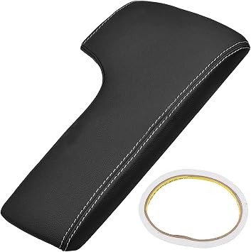 AUTOKAY Leather Center Console Lid Armrest Cover for Lexus IS250 IS350 2014 2015 2016 2017