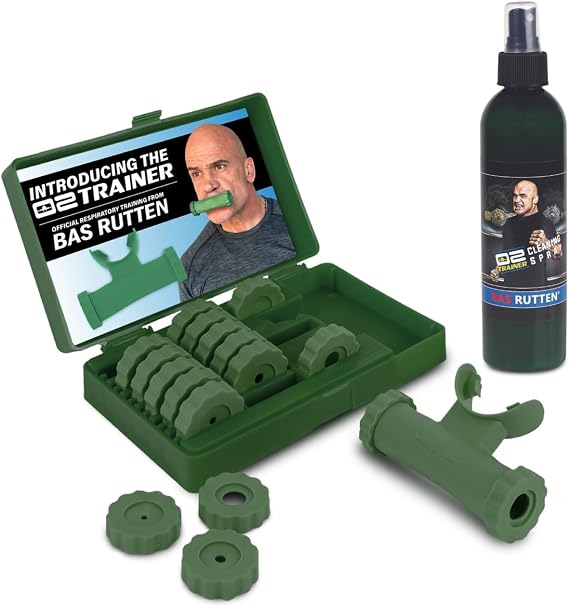 Bas Rutten O2Trainer Green and O2Trainer Cleaning Spray