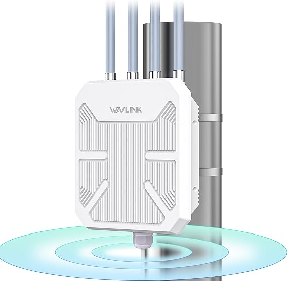 WAVLINK AX1800 Outdoor WiFi 6 Extender, Long-Range, IP67 Weatherproof