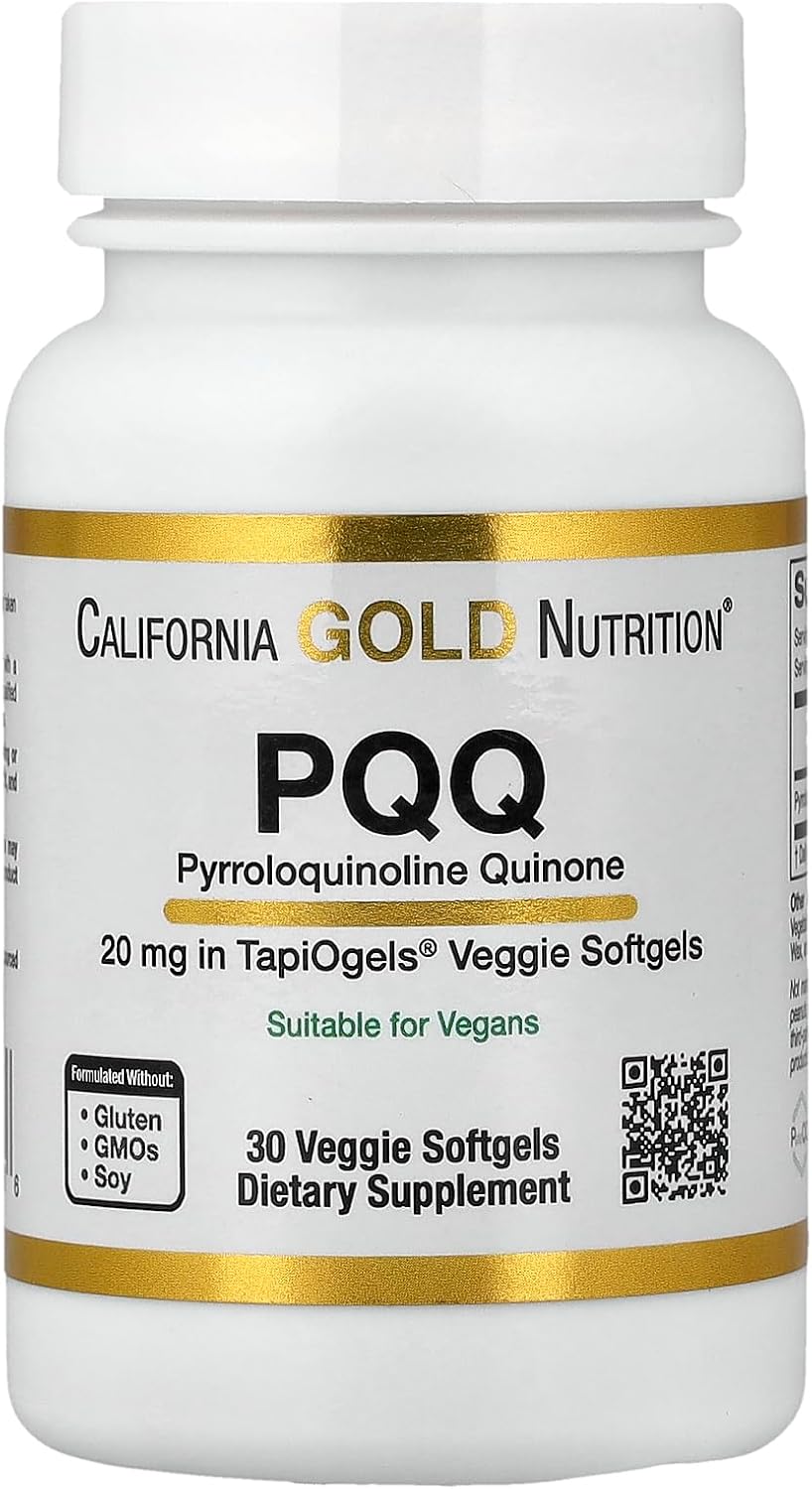 California Gold Nutrition, PQQ, 20mg, 30 Vegetable Softgels