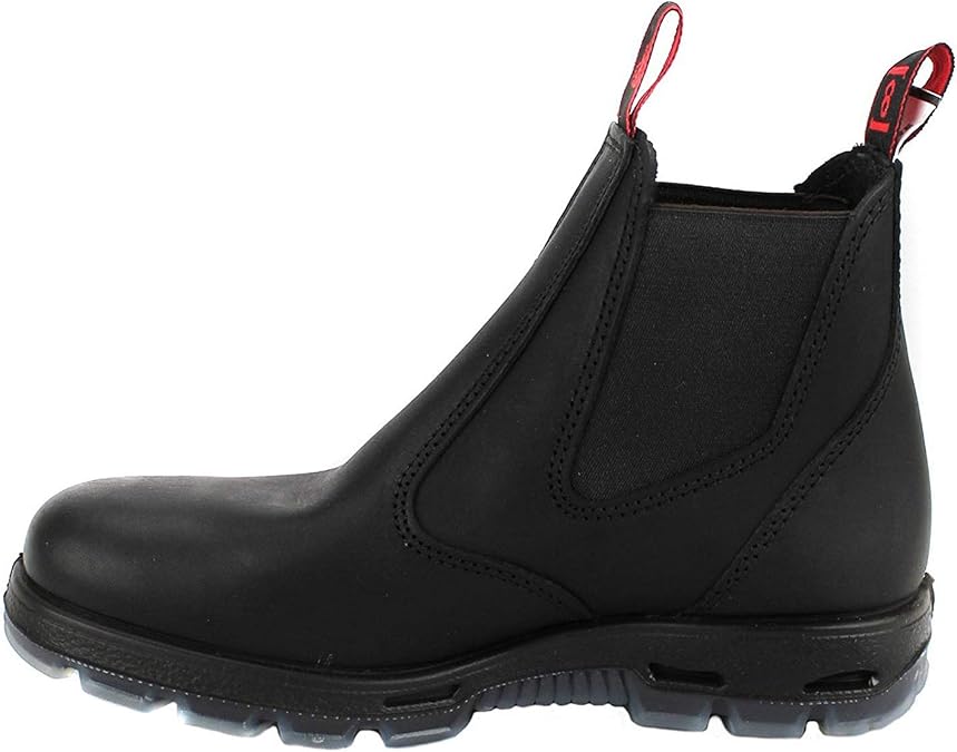 Red Back Boots UBBK Black Soft Toe Size 10 US/ 9 AU (on pull tags)