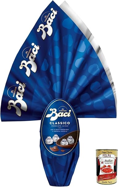 Italian Gourmet Baci Uovo di Pasqua Dark Extra Fondente 3 x 265g