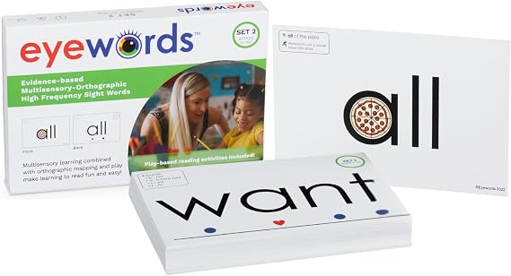 Sight Word & Phonics Flash Cards Set 2