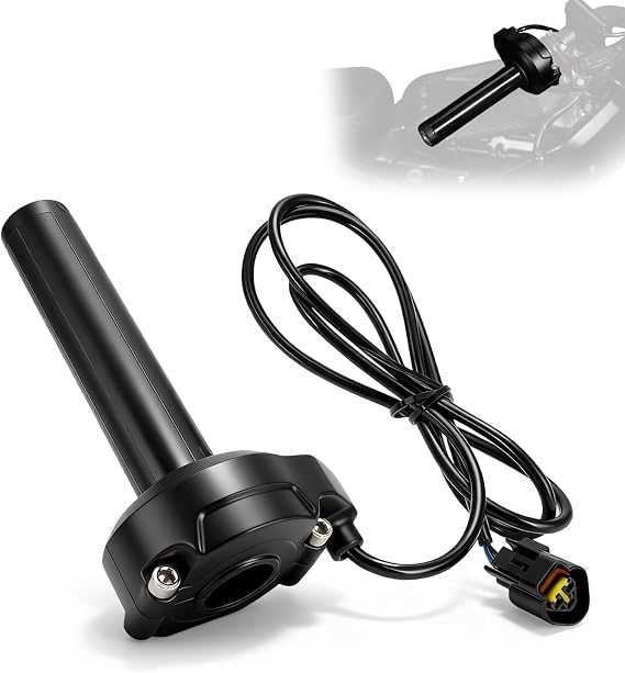 CHANGCHENG 電動ダートバイク ツイストスロットルハンドル ケーブル付き クイックレスポンスナイロンスロットルチューブ Ebike Sur Ron Surron Light Bee XとS/X160 X260/79Bike Falcon Pro Falcon GT-ブラック