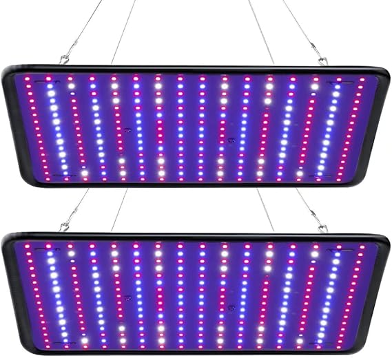 Grow Light for Indoor Plants - SERWING 200W LED Grow Light Full Spectrum, Plant Growing Lamp for Indoor Cultivation, Greenhouse, Grow Tent, Hydroponics (Full Spectrum)