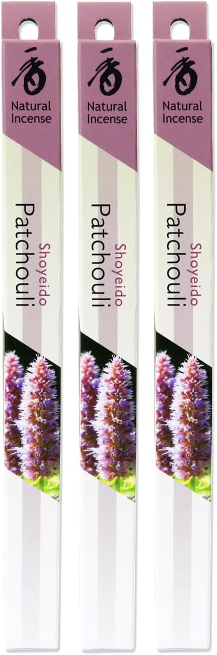 Shoyeido Patchouli Incense, Pack of Three