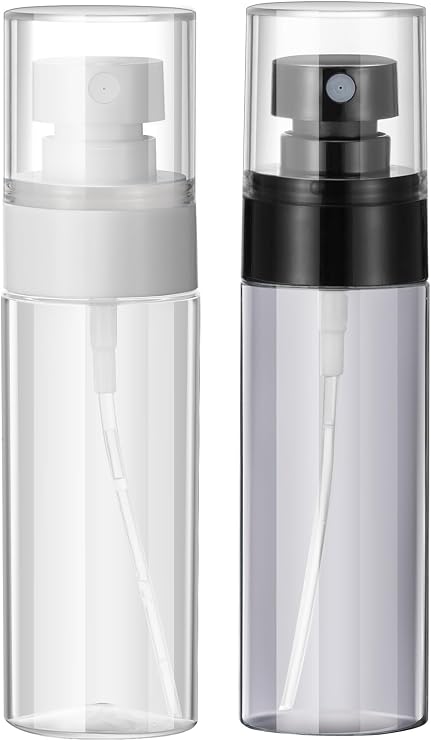 Small Spray Bottles 60ml, Pack of 2 Fine Mist Spray Bottle for Travel