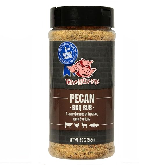 Three Little Pigs Pecan BBQ Rub, 14.5 oz