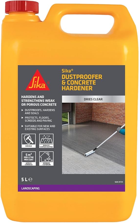Everbuild 403 Premium Concrete Hardener and Dustproofer – Clear Coat – 5 Litre