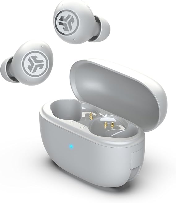 JLab Go Air Pop ANC Earbuds with Mic - Bluetooth, White